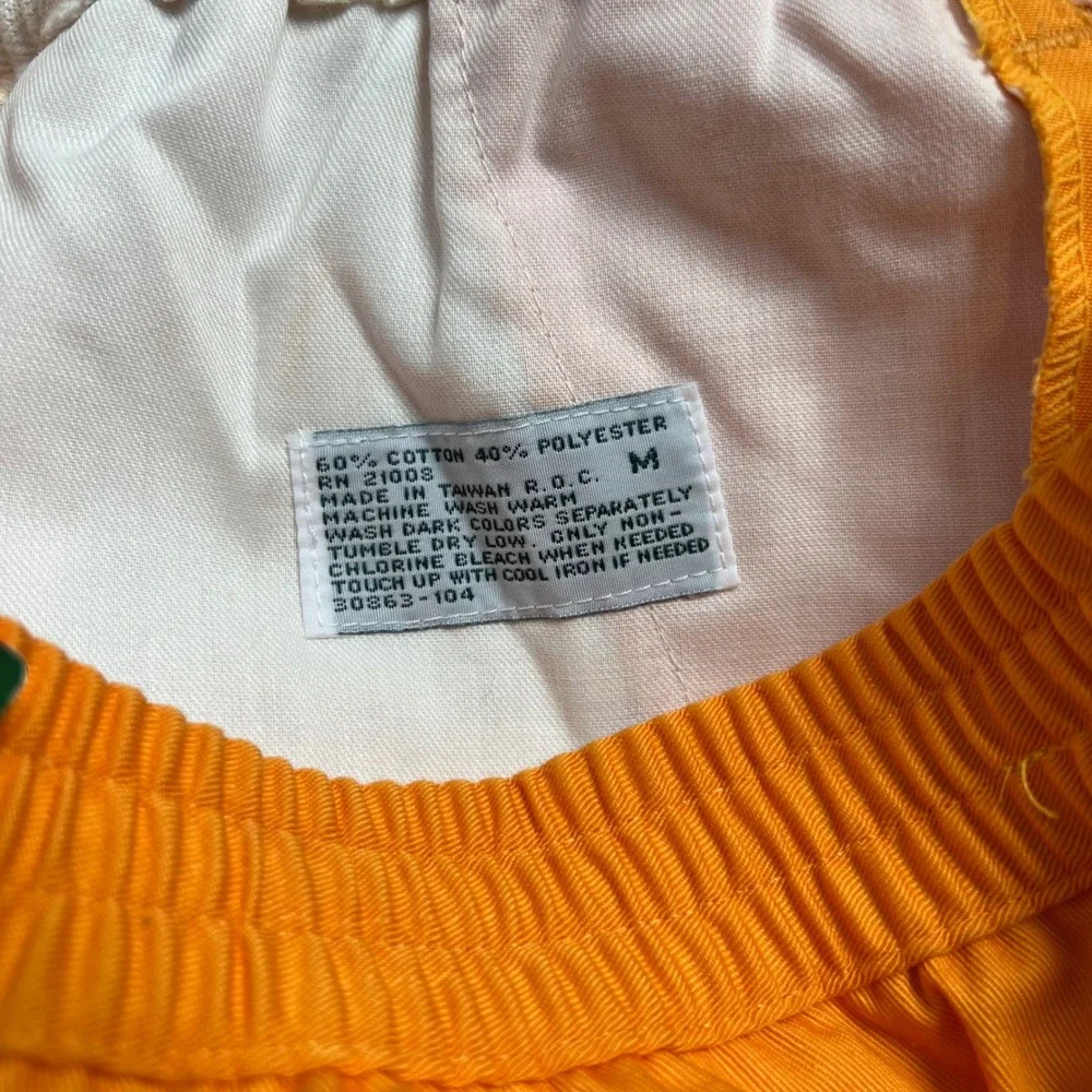 NWT 70s Vintage Izod Lacoste Pants Preppy Bright Orange Men's‎ Size Medium 30x36